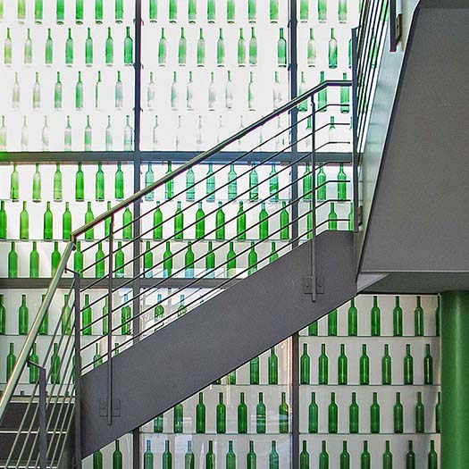 Architekt Ladwig, Neubau-Buerogebäude mit Lagerhalle